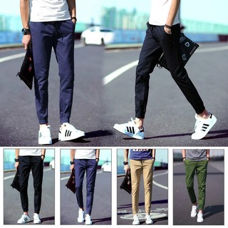 Casual pantalones elásticos pantalones masculinos de la boca multicolor japonés Casual pantalones (1)