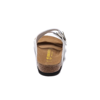 Birkenstock Hombres/Mujeres Clásico Corcho Zapatillas De Playa Casual Zapatos Arizona Serie Gris/Splash Tinta 35-46 (8)