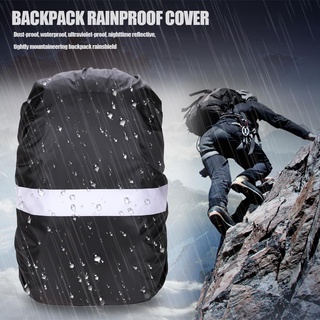sports128 impermeable ajustable a prueba de polvo mochila bolsa reflectante polvo lluvia cubierta (7)