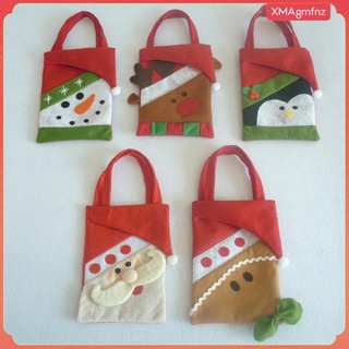 Bolsas de regalo de Navidad Candy Stocking Bolsa Xmas Decoracin para el hogar Decoracin (1)