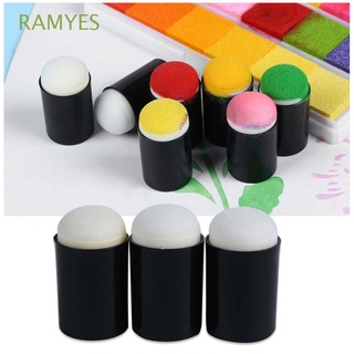 ramyes 10 unids/set de pintura de dedo niños herramientas de arte pintura esponja daubers diy tiza artesanía pintura entintado herramienta de pintura