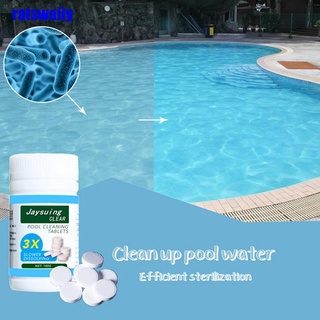 Ratas 100 unids/botella limpieza piscina efervescente cloro tabletas jaula Disonfectant (1)
