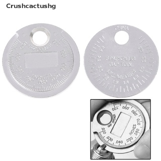 [crushcactushg] bujía medidor de brecha herramienta de medición tipo moneda 0.6-2.4 mm rango bujía gage venta caliente (1)