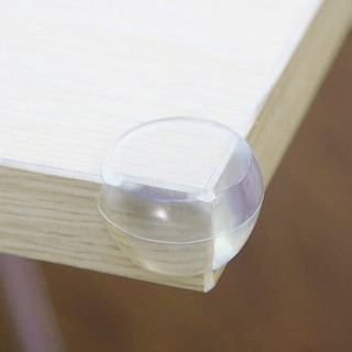 Cubierta de la esquina de la mesa del bebé niño de seguridad de silicona ángulo recto Protector de muebles (4)