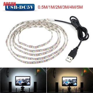 AOSUN 5V TV LED retroiluminación USB LED tira de luz decoración de la lámpara cinta de TV iluminación de fondo