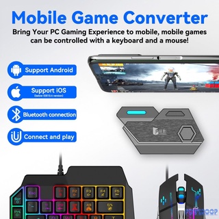 Mix Se/lite Mouse & Teclado Comverter & Combo Pack Para Celular Android/juegos Poweroop