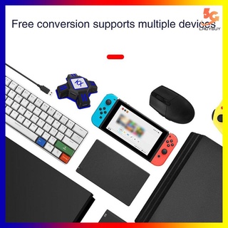 controlador de juego a teclado ratón trono controlador abs plástico soporte alámbrico (4)