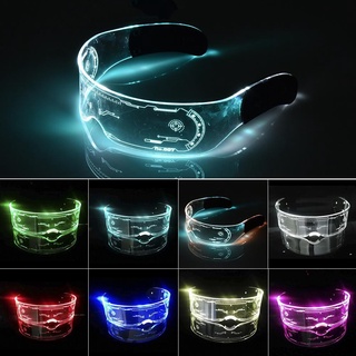 lentes coloridos luminosos de luz led bar ktv disco concierto fiesta gafas