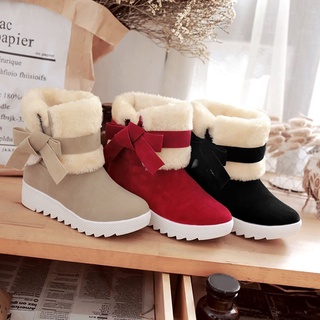 [0824] mujeres botas de las mujeres de invierno zapatos de moda sólido botas de nieve femeninas botas de tobillo