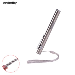 [ady] mini bolígrafo de bolsillo linterna linterna led usb recargable luz al aire libre ydj