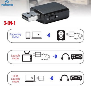 funplay Nuevo Receptor De audio compatible Con Bluetooth Inalámbrico 5.0 Transmisor USB Tres En Uno TV Computadora Adaptador