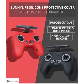Sunnylife - funda protectora de silicona para mando a distancia DJI FPV 2 BL