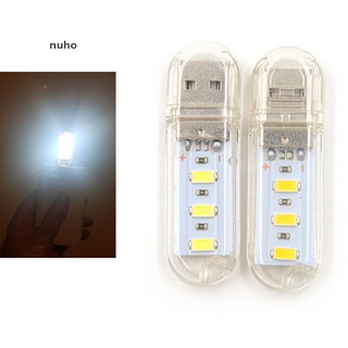 Nu Mini USB LED Luz De Noche Camping Lámpara Para Lectura Bombilla Portátil Ordenador CO