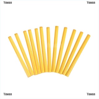 <yuwan> 12 palos profesionales de queratina para extensiones de cabello humano amarillo (1)