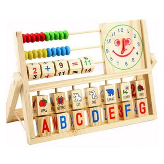 je multifunción de madera ábaco montessori niños contando cognición junta educativa juguete de matemáticas soporte de aprendizaje