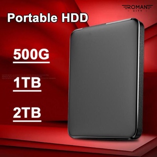 Romancity WD 500GB/1TB/2TB pulgadas USB de alta velocidad externa móvil disco duro