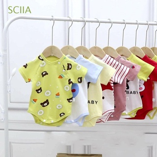 SCIIA Unisex Baby Romper Bodysuits Newborn Pajamas Short Baby Clothing Baby Clothes Ropa Jumpsuits Cotton Baby Onesies