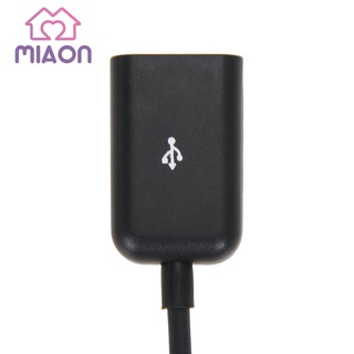 Miaon 3in1 macho a hembra Dual Micro USB 2.0 Host OTG Hub adaptador de cabina (7)