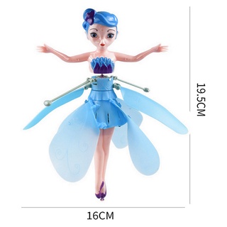 Muñeca Voladora De Hadas Para Niñas Juguete Mágico Ala Infrarroja Control De Inducción Niño Princesa Con Mando A Distancia (9)