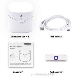 Electrónica profesional multifuncional USB recargable para teléfono inteligente protección Led Uv esterilizador caja