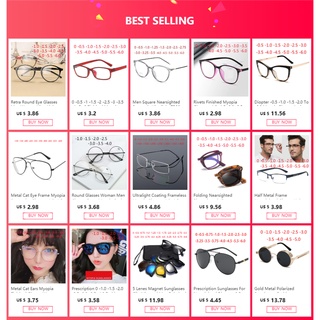 remaches terminados gafas de miopía -1.0 -1.5 -2.0 -2.5 -3.0 -to -6.0 hombres mujeres gato ojos gafas de lectura +100 +150 +200 +250 +400 (7)