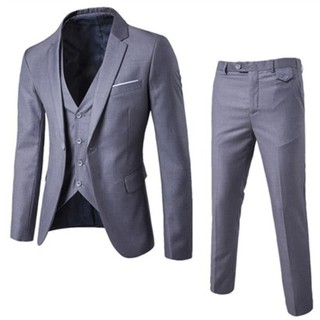 Cilicap Slim Fit Business - chaleco Formal (3 piezas, traje de mejor hombre) (6)