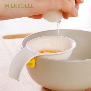 MILKBOLLL Home Holder Cooking Sieve Silicone Egg Yolk White Separator New Mini Kitchen Tools Plastic Gadgets