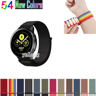 Correa De Reloj De Nailon Para Samsung Galaxy watch Active 2 40 Mm 44 watch4 4 Clásico 42 46