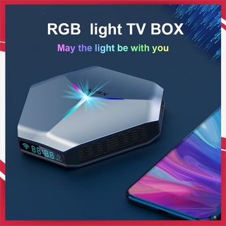 a95x f4 s905x4 smart tv box android 10 4g 32gb 64gb 8k youtube media player con mando a distancia (cod)
