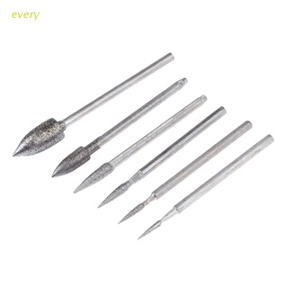 every Polished Needle Grinding Needle Tool Diamond Coated Mounted Points Tapered Head