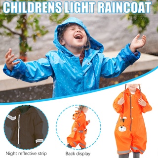 Chamarra anglesky/funda De lluvia para niños unisex con capucha y correa