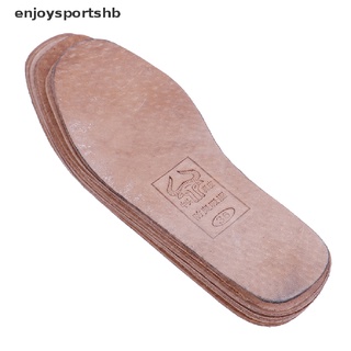 [enjoysportshb] 1 par de plantillas de cuero transpirables mujeres hombres ultra delgado desodorante zapatos plantilla almohadilla [caliente] (4)
