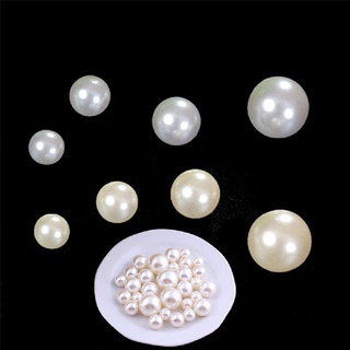 [tfnl] nuevo diy 4 mm 6 mm 8 mm sin agujero redondo perla suelta perlas acrílicas fabricación de joyas asf (1)