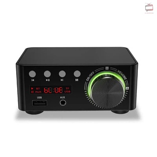 Un multifuncional BT Digital Mini amplificador de potencia de Audio portátil amplificador de sonido amplificador de altavoz para coche y hogar