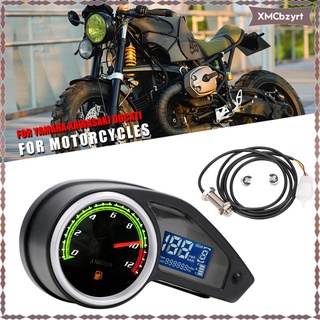 moto moto velocímetro digital tacómetro odómetro medidor de combustible cluster retroiluminación lcd digital para rps 250 fácil de instalar
