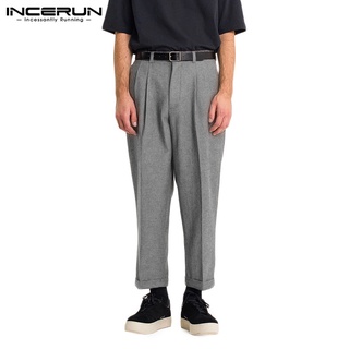 xman hombres moda estilo simple casual sólido suelto pantalón largo