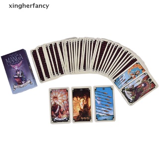 xfco 78pcs tarot cartas mística manga tarot cartas fiesta tarot suministros inglés nuevo