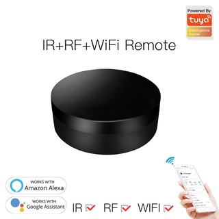 tuya WiFi RF+IR Universal Remote Controller for Air Conditioner TV RF/IR Appliances Tuya/Smart Life App Voice Control Work With Alexa Google Home sheek