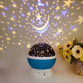 lámpara de proyector de sueño giratorio/lámpara de noche estrellada colorida/lámpara de cielo estrellado