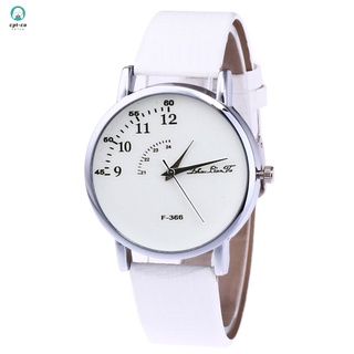 Wrist Watches PU Leather Band Couple Watches Round Dial Casual Quartz Watch for Women