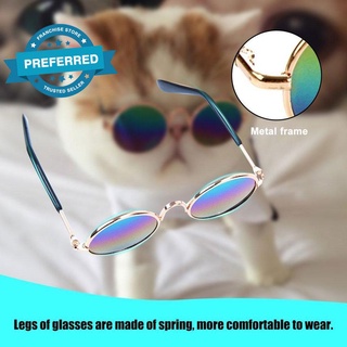 Cool no-Mainstream mascotas gafas de sol gato gafas de sol mascotas fresco gafas accesorios uso Z1A8