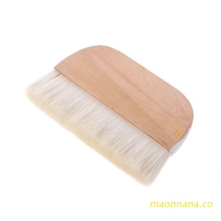 maonn 8in mango de madera de suministros de arte de acuarela cepillo de cabra pelo cepillo de pintura