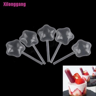 [Xilonggang] 50pcs 4ml Star Jelly Milkshake Cake Droppers Disposable Injector Cream Pipettes