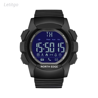 LETI reloj de pulsera 100 m impermeable reloj deportivo al aire libre e interior natación y surf con retroiluminación LED reloj deportivo Digital
