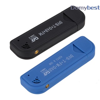 Dom receptor Digital USB DVB-T DAB FM SDR receptor TV Stick RTL2832U+R820T2 sintonizador con antena mando a distancia (9)