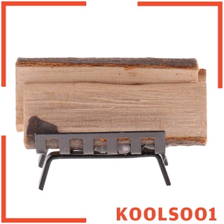 [kengana1] Dolhouse Mini Rack 1:12 negro con madera De madera Para Sala De Estar
