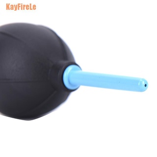 (KayFireLe) bomba de aire de mano de goma soplador de polvo herramienta de limpieza +cepillo para lente de cámara Digital (7)