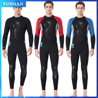 (yunnan) hombres de una pieza buceo traje de buceo buceo snorkeling manga larga surf trajes húmedos (1)