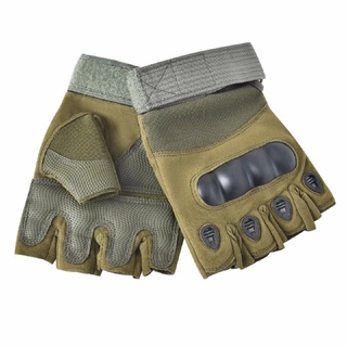 ejército armadura protección shell táctico guantes de medio dedo guantes deportivos fitness senderismo equitación ciclismo militar mujeres hombres guantes (5)