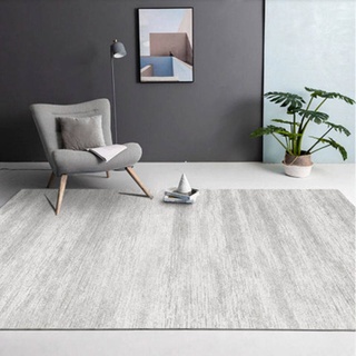 Nueva llegada alfombra nórdica luz de lujo gris alfombra sala de estar sofá té dormitorio serial lleno de simple moderno alfombras grandes personalizable